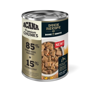 Acana Premium Chunks Grain Free Duck Recipe for Dogs
