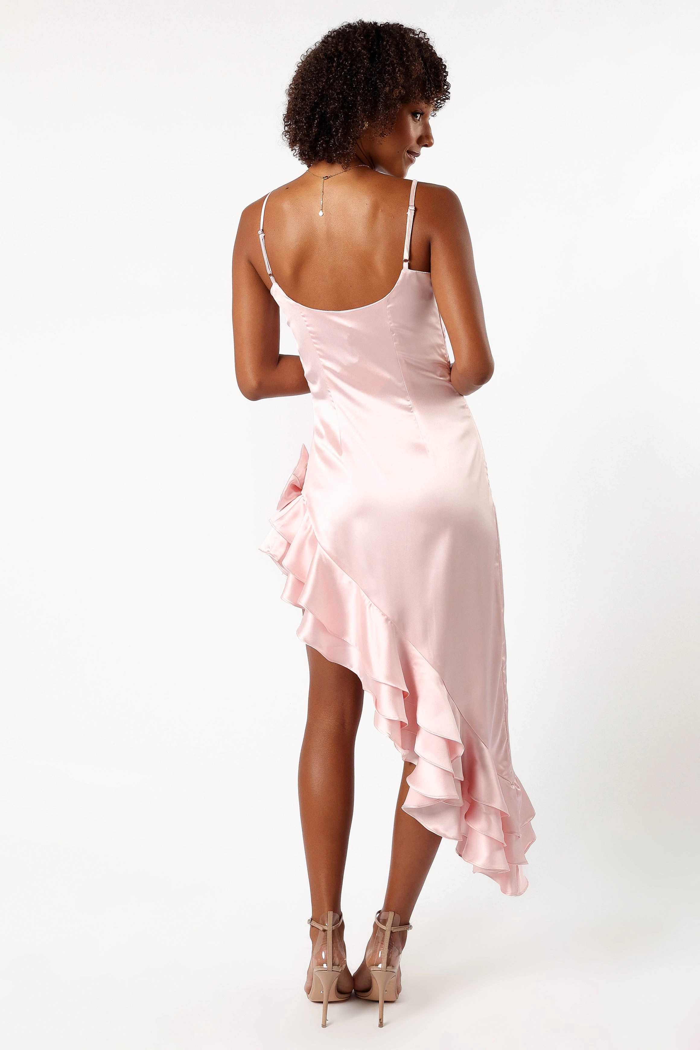 Addie Midi Dress - Light Pink