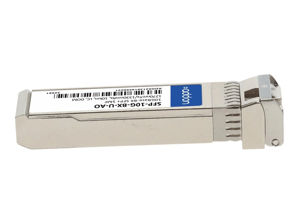 AddOn Cisco SFP-10G-BX-U Compatible SFP  Transceiver - SFP  transceiver module (equivalent to: Cisco SFP-10G-BX-U-20) - 10GbE SFP-10G-BXU-AO