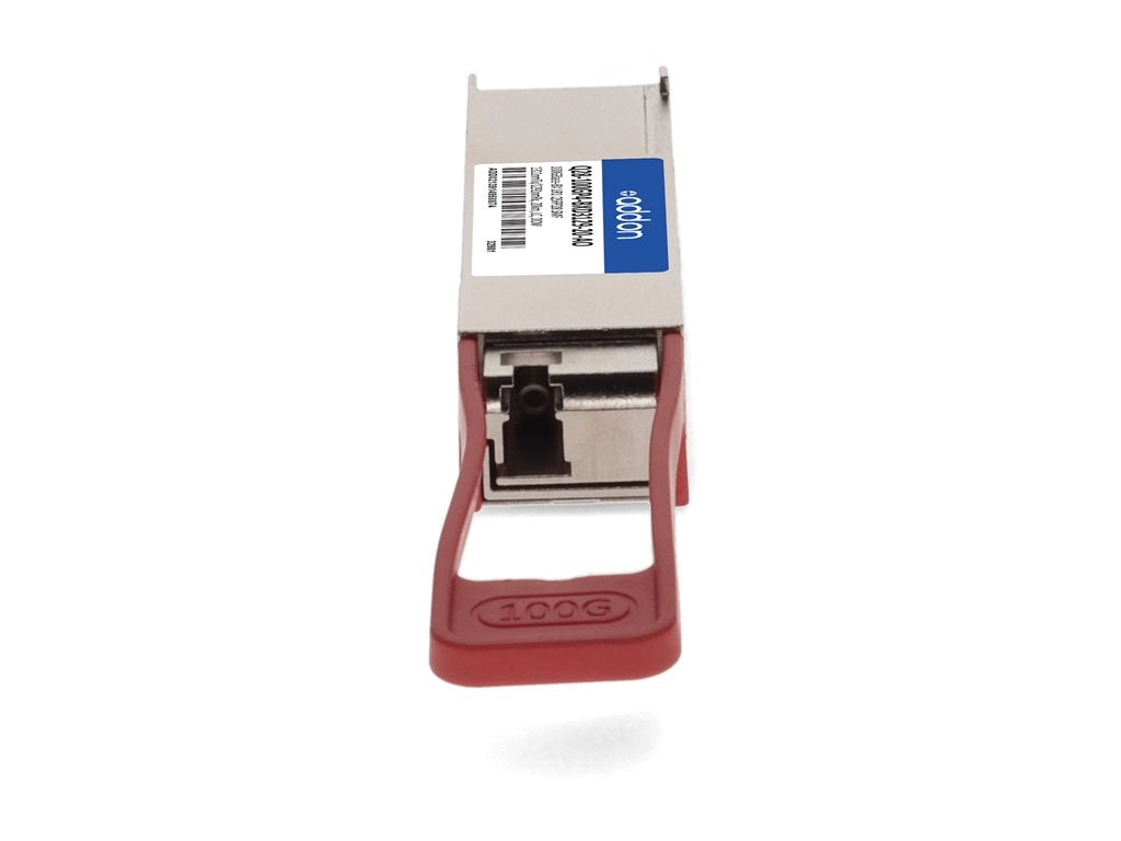 AddOn - QSFP28 transceiver module - 100GbE - 100GBase-BX - LC single-mode - up to 12.4 miles - 1331 (TX) / 1271 (RX) nm - TAA Q28-100GP4-BXD3129-20-AO