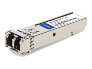 AddOn - SFP  transceiver module - 10GbE - 10GBase-ZR - LC single-mode - up to 49.7 miles - 1550 nm - TAA Compliant SFP-10GBASE-ZR-I-IN-AO