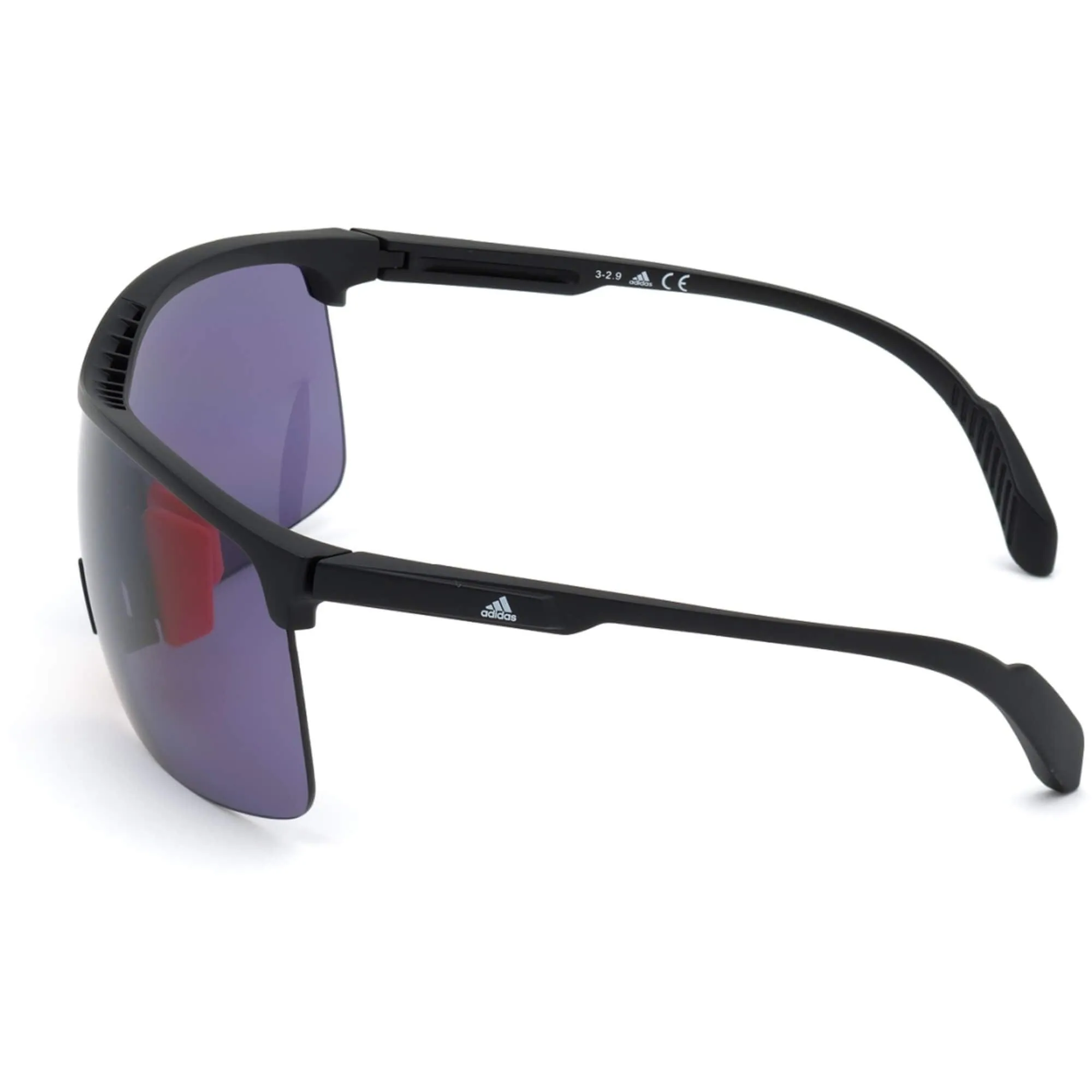 Adidas Women's Sunglasses - Half Rim Plastic Frame Smoke Lens | ADIDAS SP0003 02A