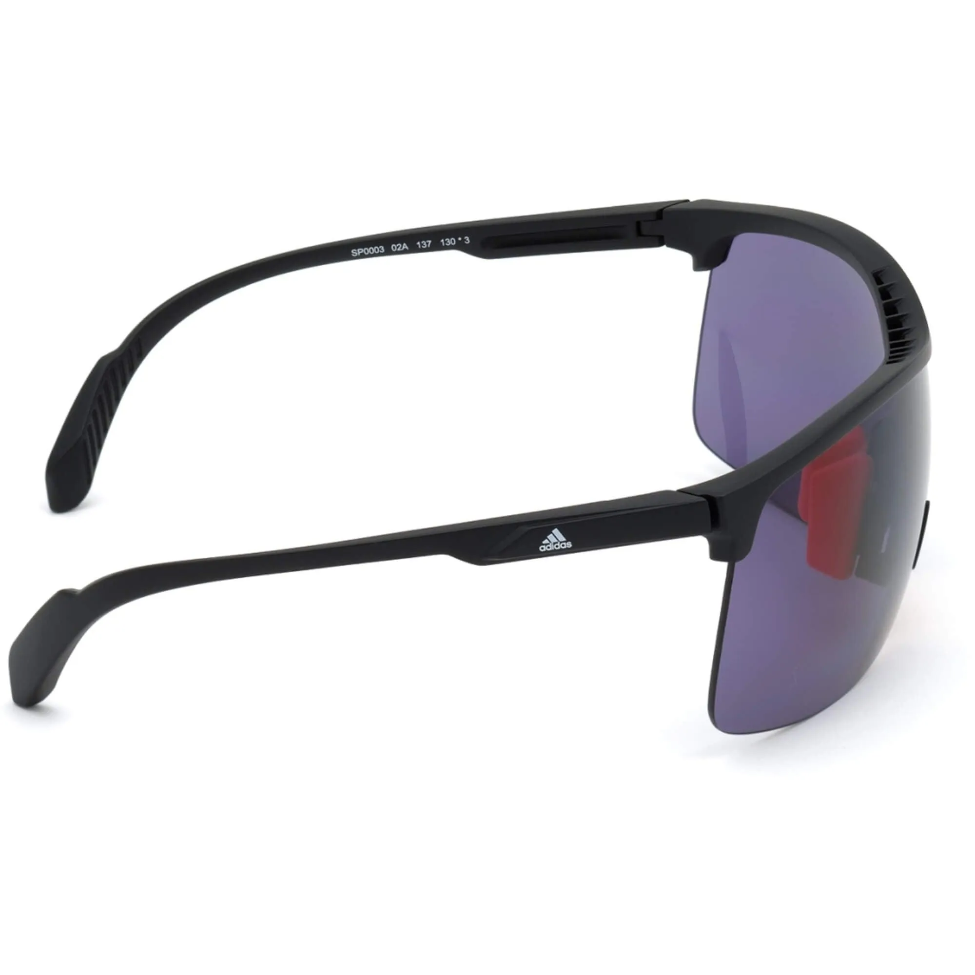 Adidas Women's Sunglasses - Half Rim Plastic Frame Smoke Lens | ADIDAS SP0003 02A