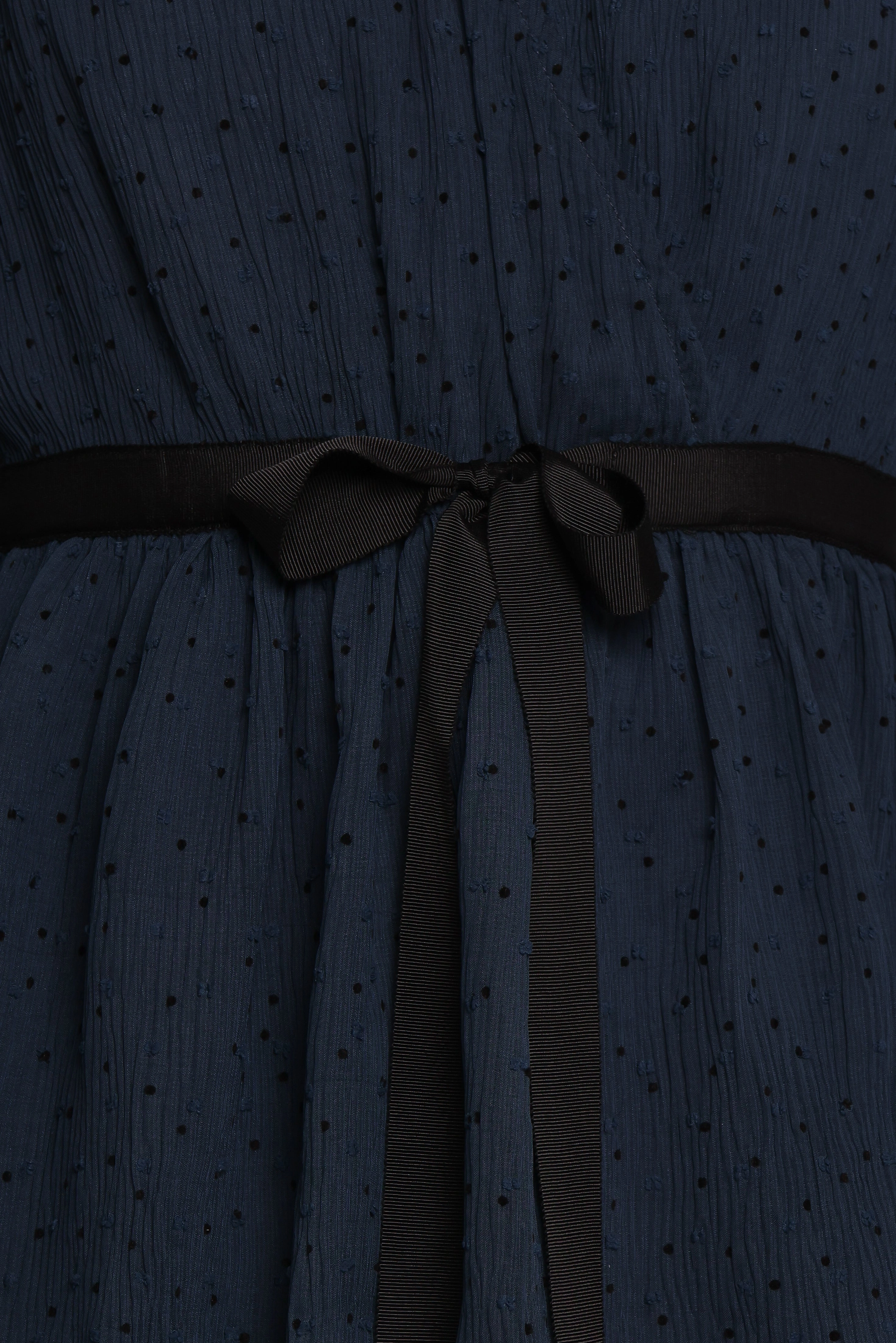 Antoinette Long Sleeve Tiered Maxi Dress - Navy