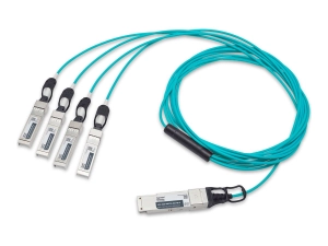 Approved Networks - 100GBase-AOC direct attach cable - QSFP28 to SFP28 - 7 m - fiber optic - SFF-8431/SFF-8436/OM3 - halogen-free, AOCQ284SFP2825G7MA