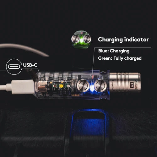 Aurora A28 USB-C Versatile EDC Flashlight | Gen 2
