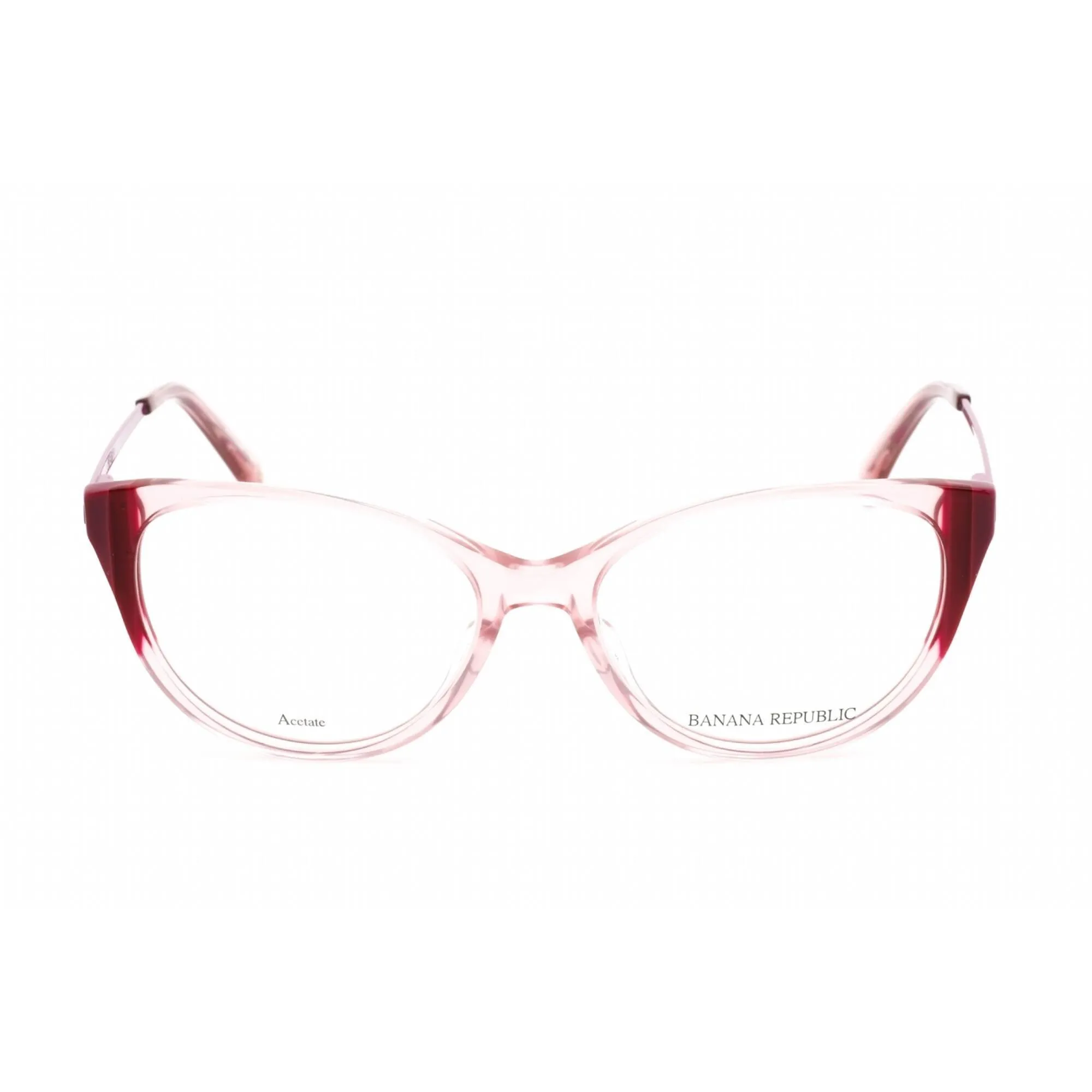 Banana Republic Women's Eyeglasses - Violet Crystal Metal Cat Eye | BR 213 0MT3 00