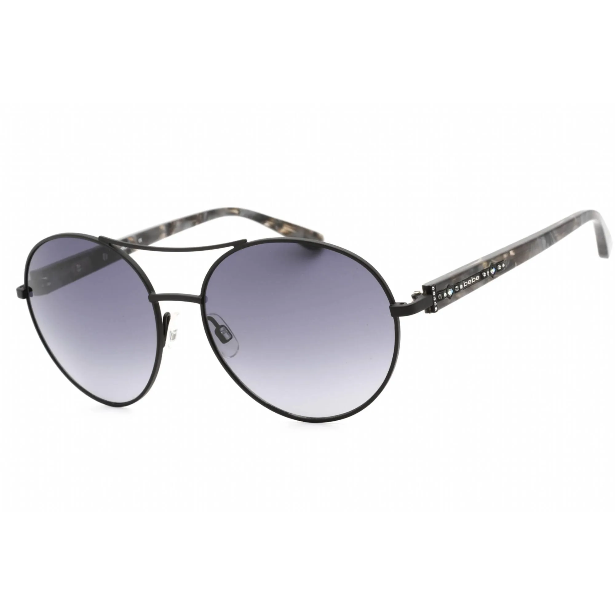 Bebe Women's Sunglasses - Jet Full Rim Adjustable Nose Pads Frame | BB7212 001