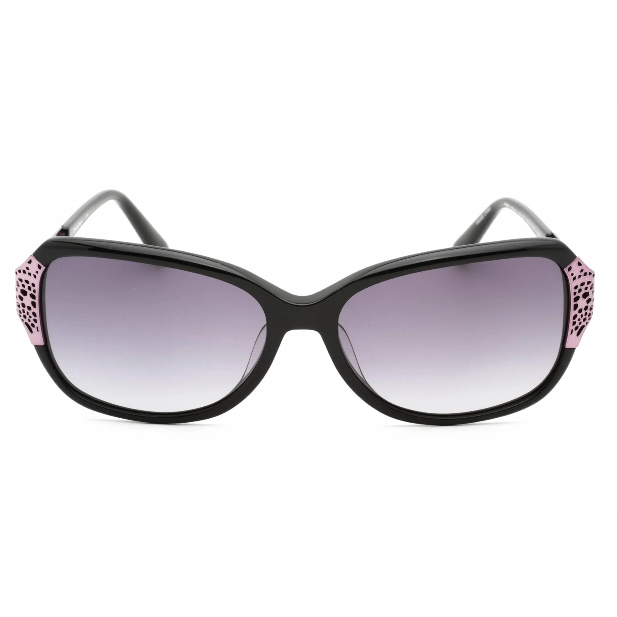 Bebe Women's Sunglasses - Jet Full Rim Rectangular Fixed Nose Pads Frame | BB7189 001