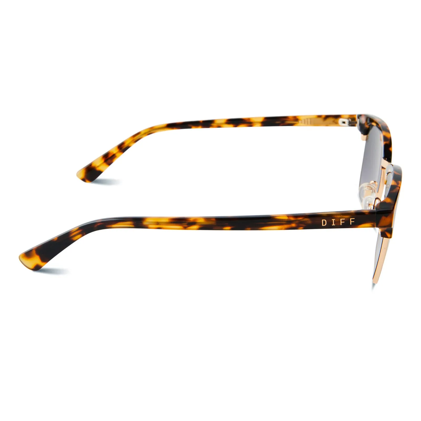 BIARRITZ - AMBER TORTOISE   BLUE GRADIENT POLARIZED SUNGLASSES