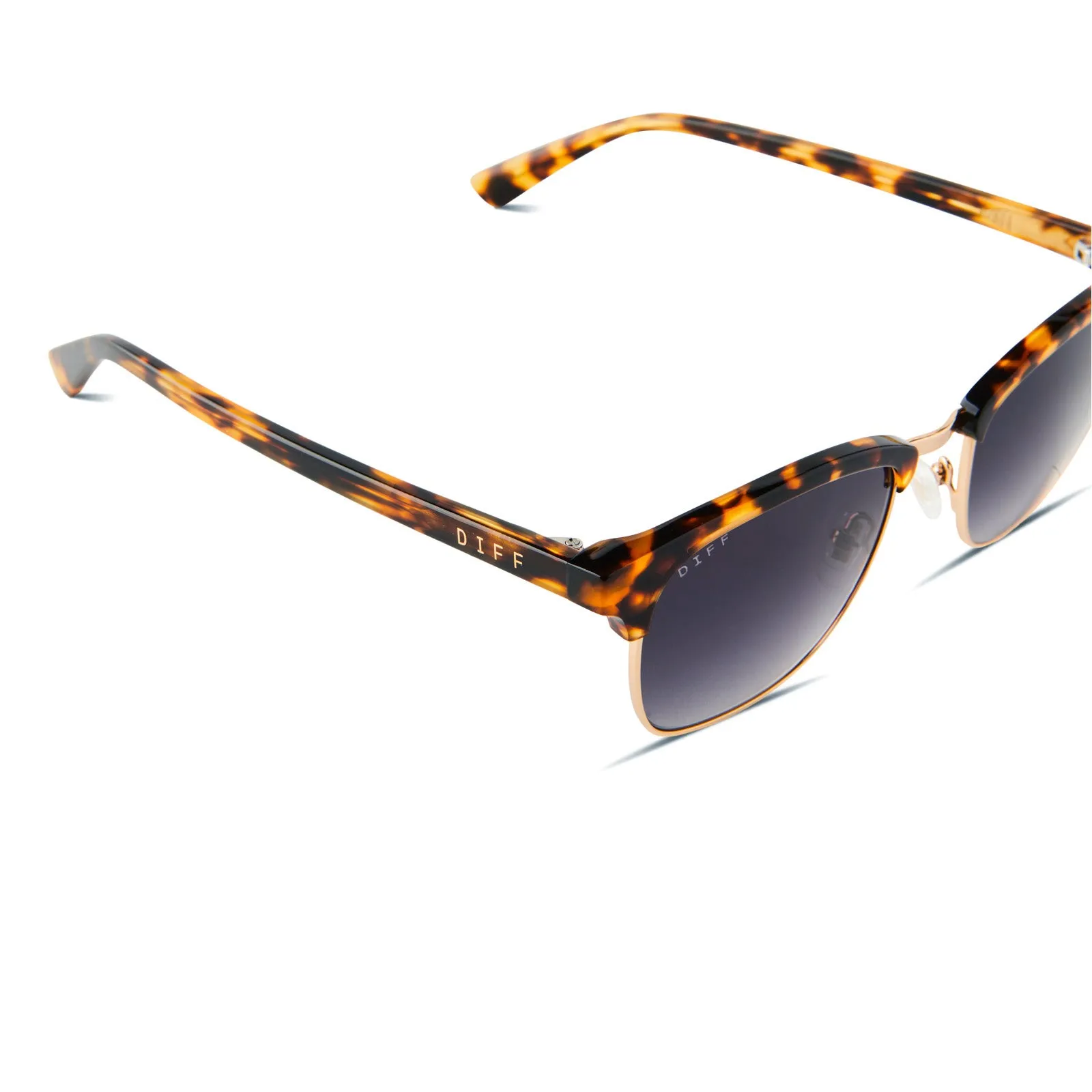 BIARRITZ - AMBER TORTOISE   BLUE GRADIENT POLARIZED SUNGLASSES