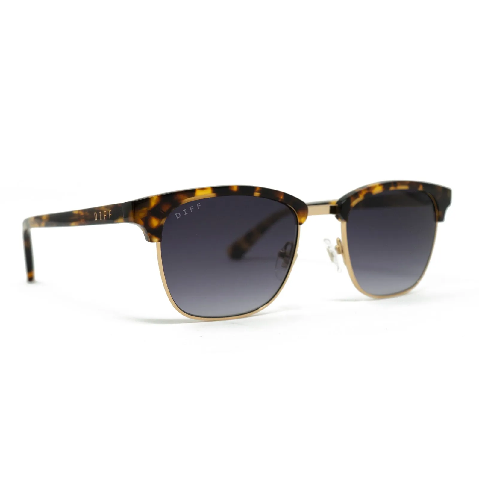 BIARRITZ - AMBER TORTOISE   BLUE GRADIENT POLARIZED SUNGLASSES