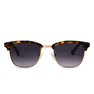 BIARRITZ - AMBER TORTOISE   BLUE GRADIENT POLARIZED SUNGLASSES