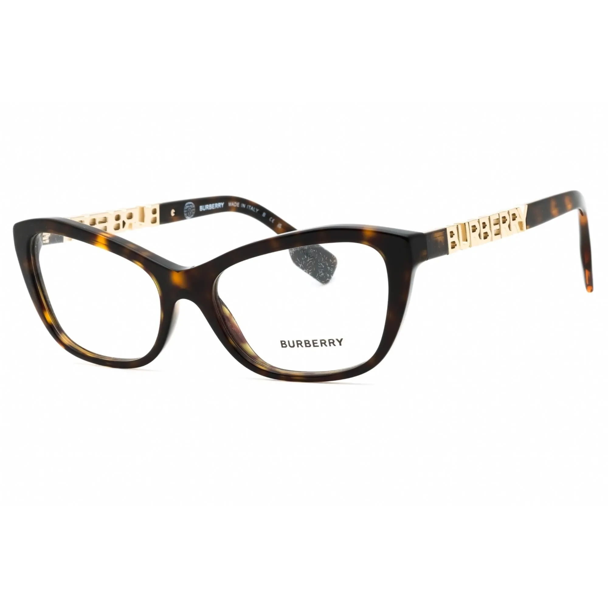 Burberry Women's Eyeglasses - 52 mm Dark Havana Plastic Cat Eye Frame | 0BE2392 3002