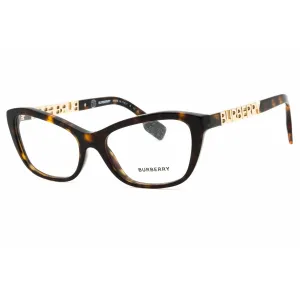 Burberry Women's Eyeglasses - 52 mm Dark Havana Plastic Cat Eye Frame | 0BE2392 3002