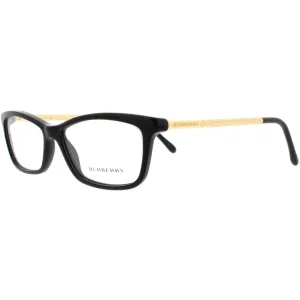 Burberry Women's Eyeglasses - Black Plastic Cat Eye Frame | BURBERRY 0BE2190 3001