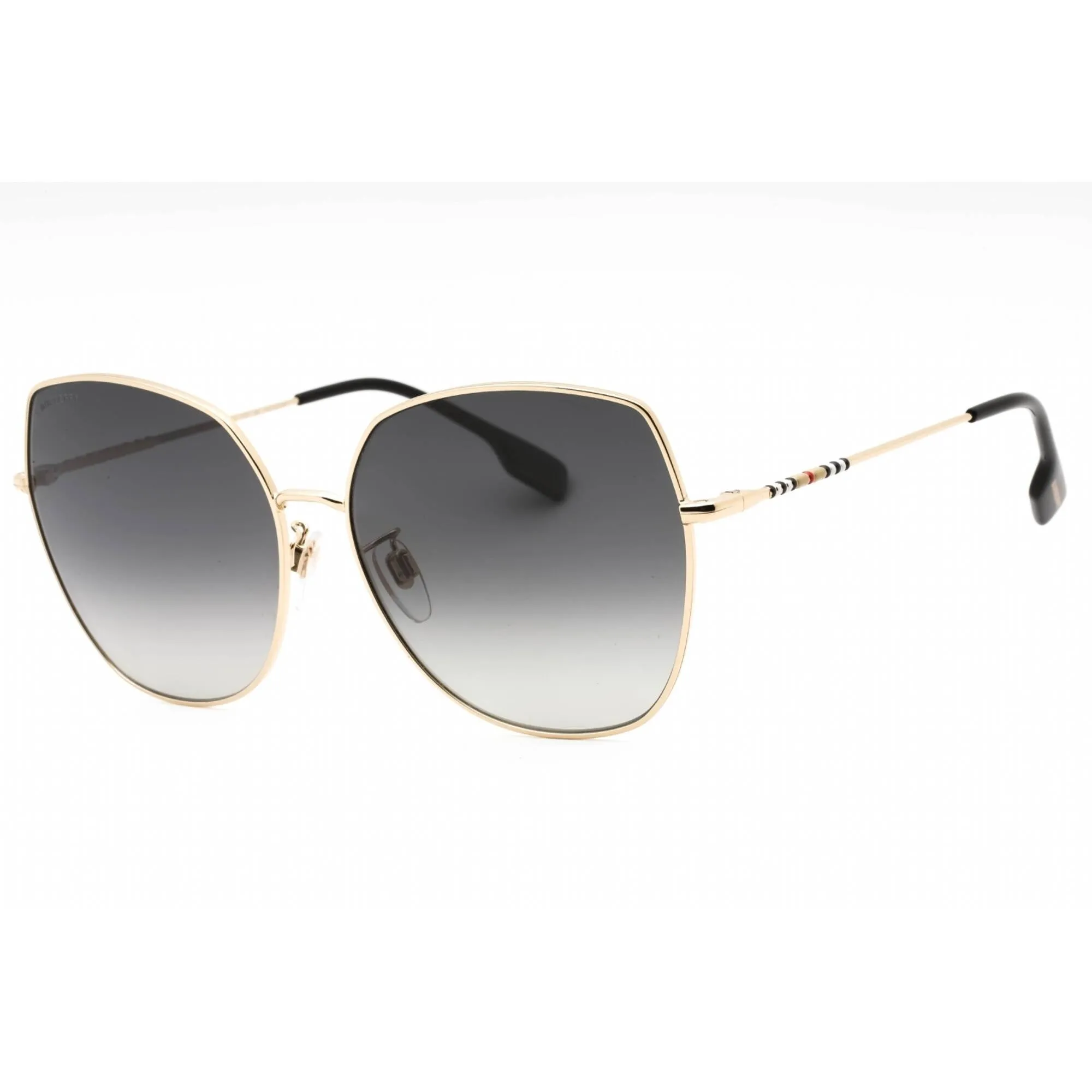 Burberry Women's Sunglasses - Light Gold Metal Oversized Frame | 0BE3136D 1109T3