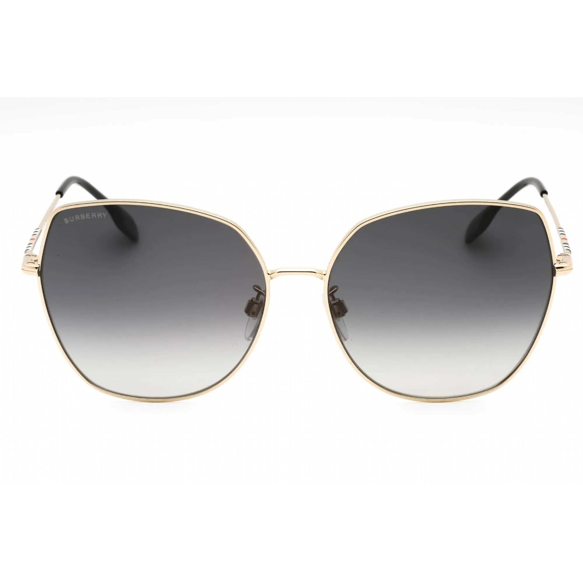 Burberry Women's Sunglasses - Light Gold Metal Oversized Frame | 0BE3136D 1109T3