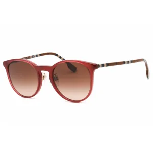 Burberry Women's Sunglasses - Transparent Burgundy Round Full Rim | 0BE4380D 401813