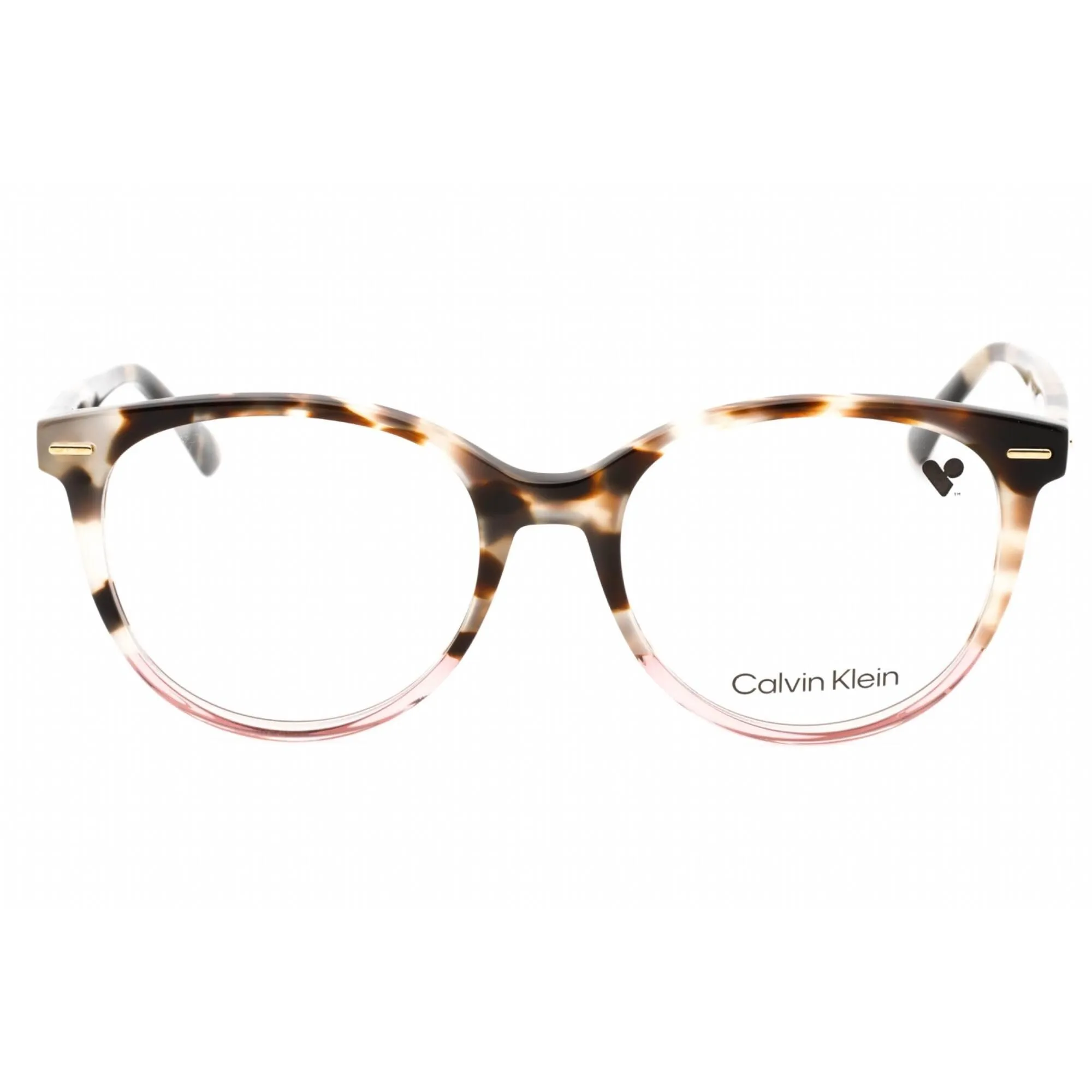 Calvin Klein Women's Eyeglasses - Ivory Tortoise Full Rim Round Frame | CK21710 111