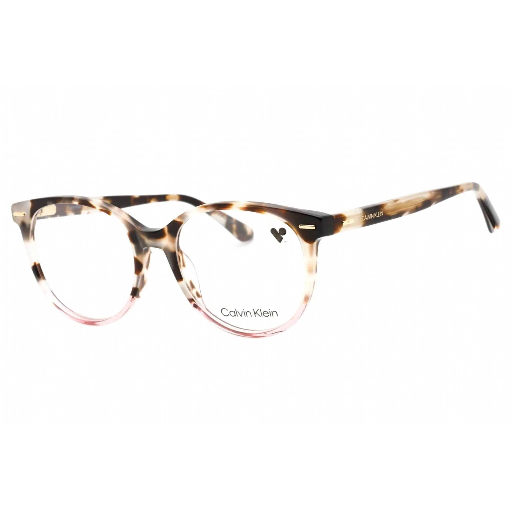 Calvin Klein Women's Eyeglasses - Ivory Tortoise Full Rim Round Frame | CK21710 111