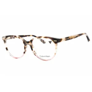 Calvin Klein Women's Eyeglasses - Ivory Tortoise Full Rim Round Frame | CK21710 111