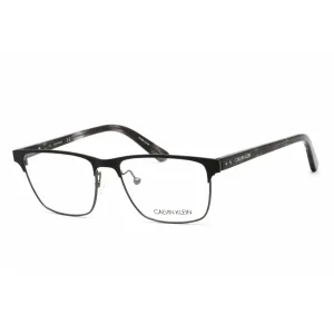 Calvin Klein Women's Eyeglasses - Satin Black Metal Rectangular Frame | CK18304 001