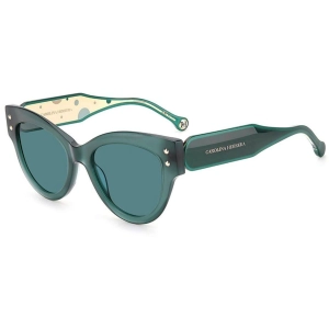 Carolina Herrera Women's Sunglasses - Teal Cat Eye Frame Blue Lens | CH 0009/S 0ZI9