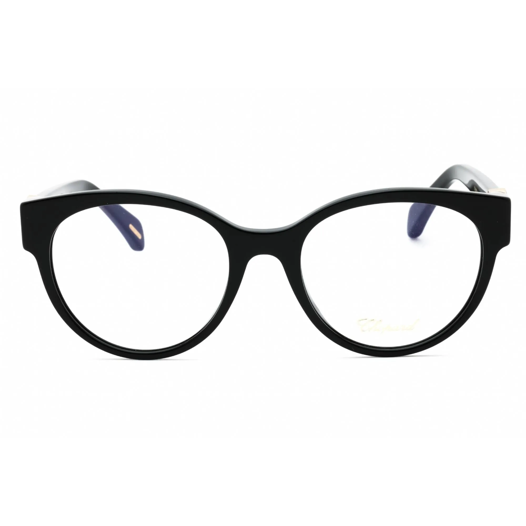 Chopard Women's Eyeglasses - Glossy Black Plastic Full Rim Oval Frame | VCH350S 0700