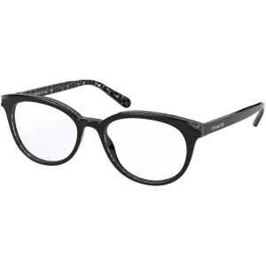 Coach Women's Eyeglasses - Black Glitter Signature Plastic Frame | COACH 0HC6149F 5582
