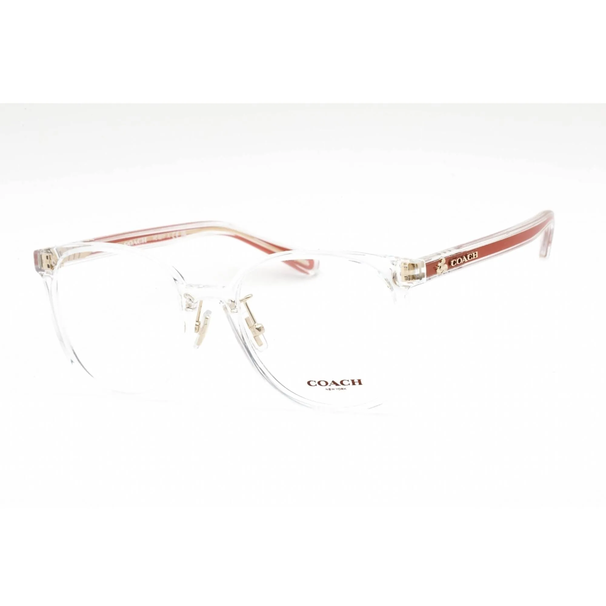 Coach Women's Eyeglasses - Full Rim Square Transparent Plastic Frame | 0HC6217 5111