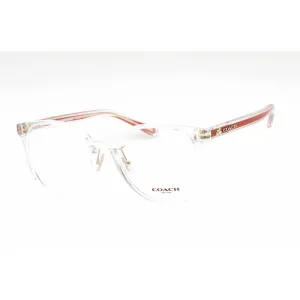 Coach Women's Eyeglasses - Full Rim Square Transparent Plastic Frame | 0HC6217 5111