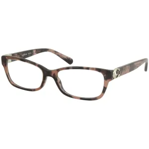 Coach Women's Eyeglasses - Pink Tortoise Plastic Rectangular Frame | 0HC6119 5577