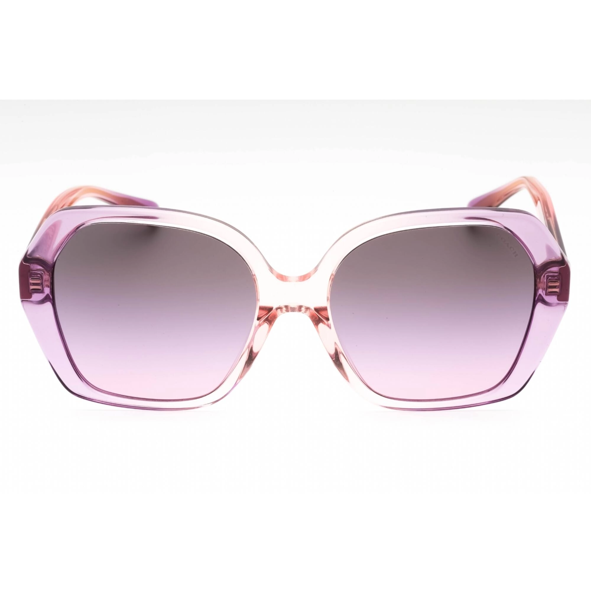 Coach Women's Sunglasses - Transparent Amethyst Purple/Pink Frame | 0HC8404U 581390