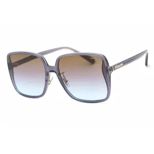 Coach Women's Sunglasses - Transparent Purple Plastic Full Rim | 0HC8368D 575348
