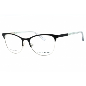 Cole Haan Women's Eyeglasses - Black Metal Full Rim Cat Eye Shape Frame | CH5051 001