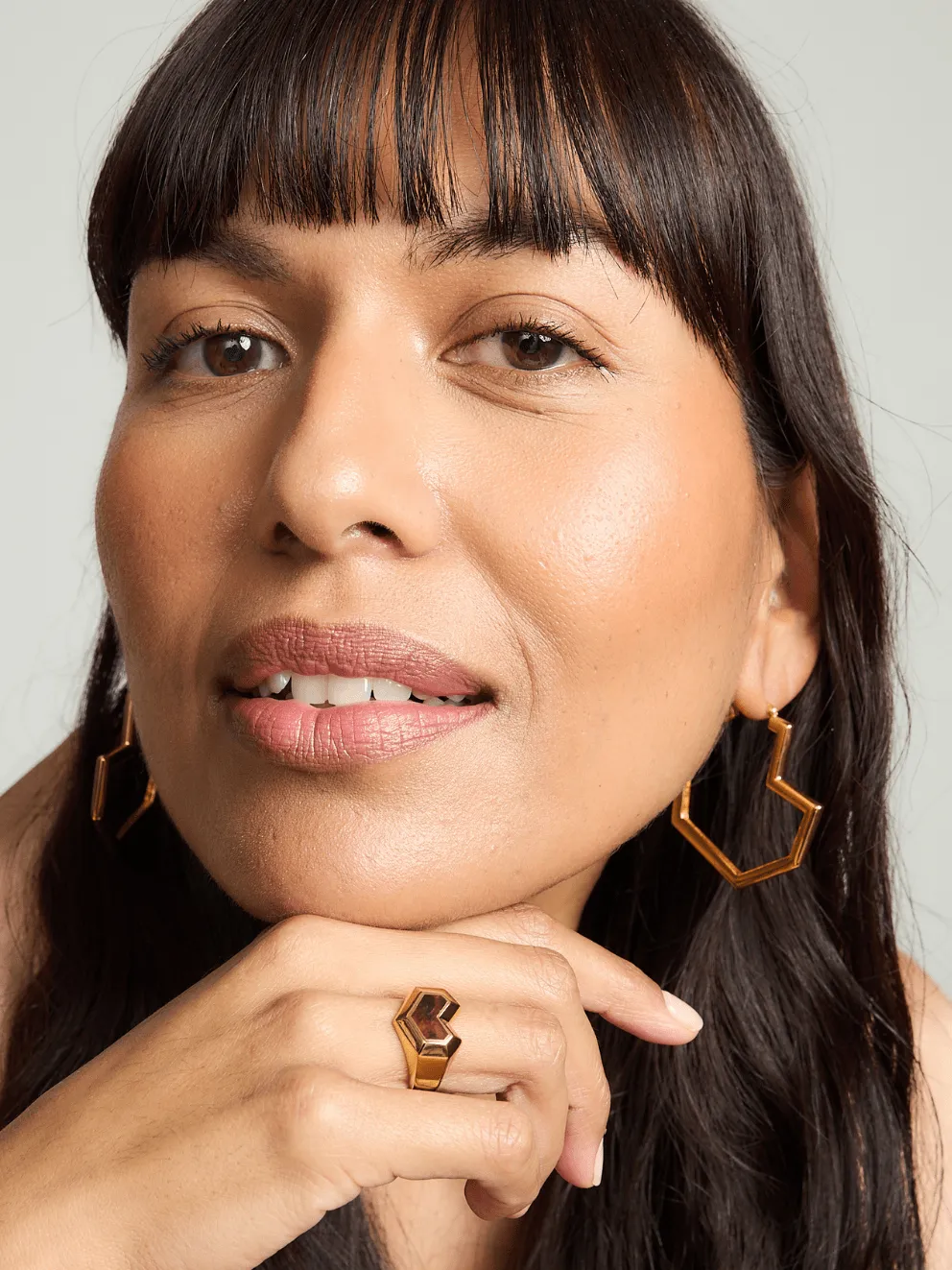 Daryl Large Hoops | 18k Gold Plated