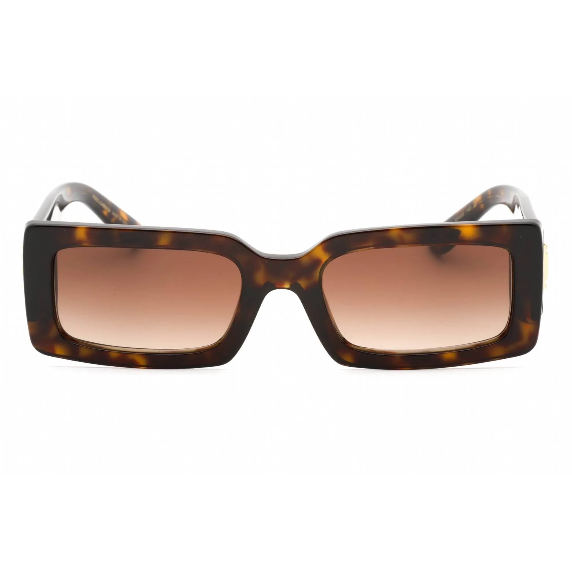 Dolce & Gabbana Women's Sunglasses - Dark Havana Rectangular Frame | 0DG4416 502/13