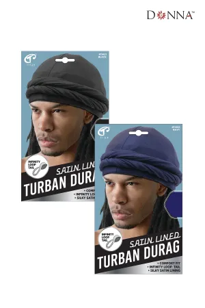 DONNA SATIN LINED TURBAN DURAG