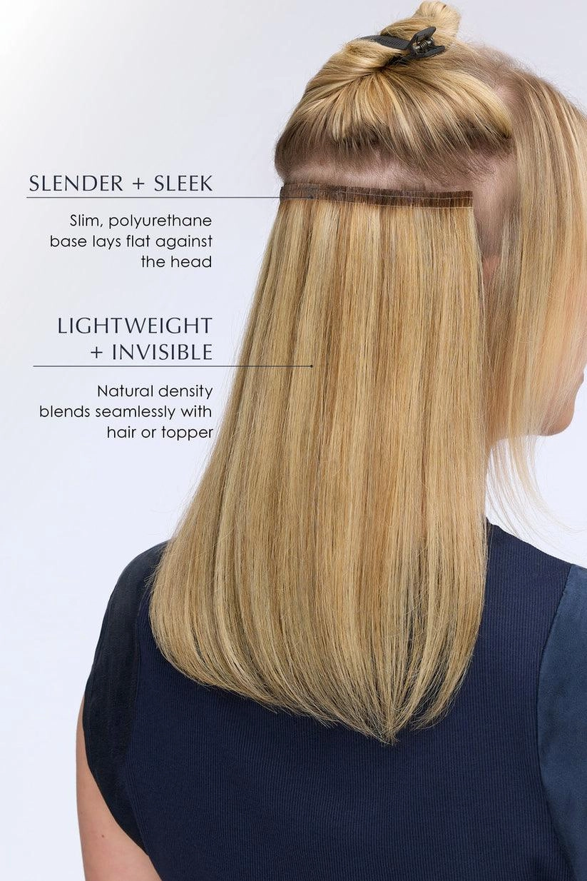 easiPieces 12" L x 4" W Hairpiece by easiHair |Human Hair (1 Piece)
