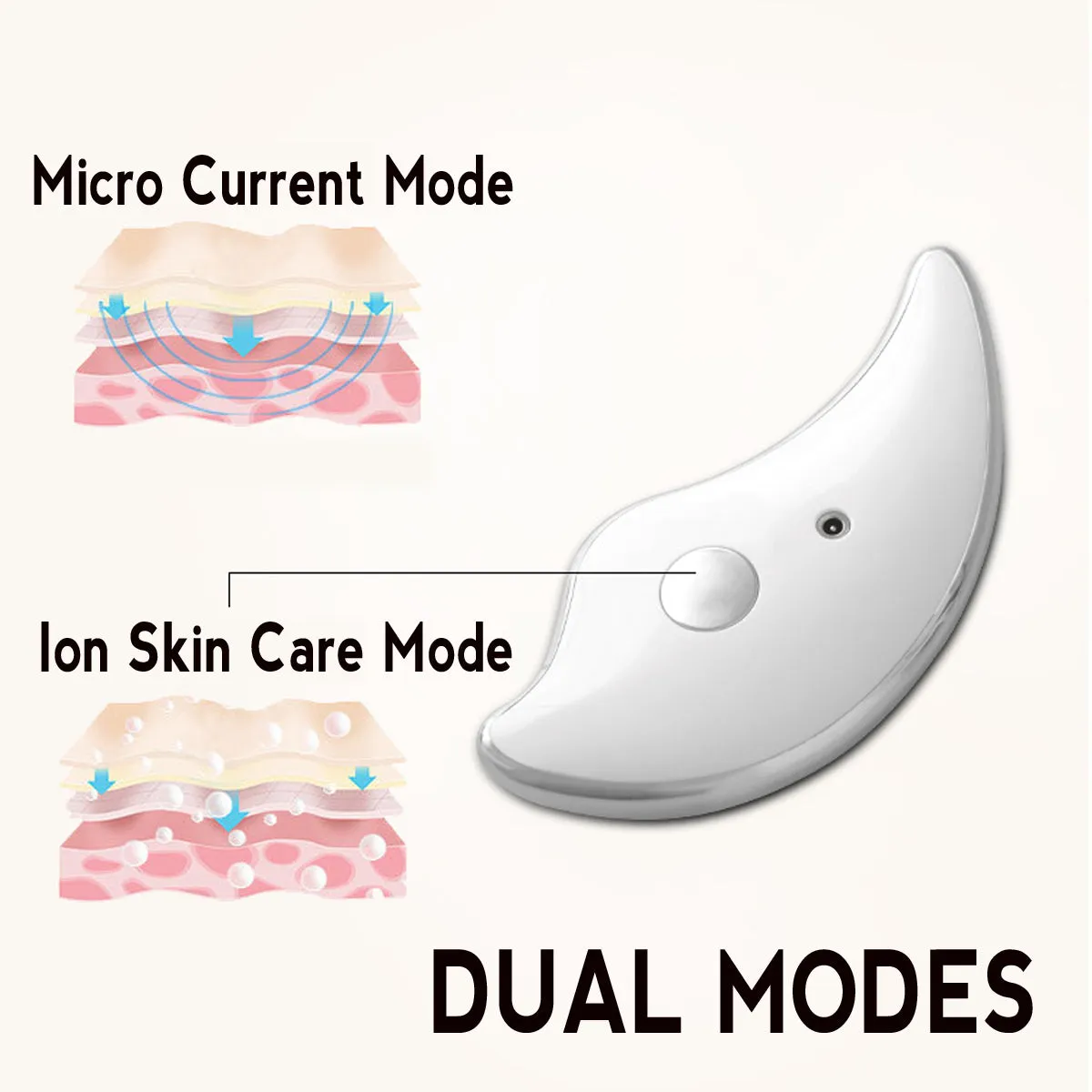 Electric EMS Micro Current Ion Vibration Scrapers Massager