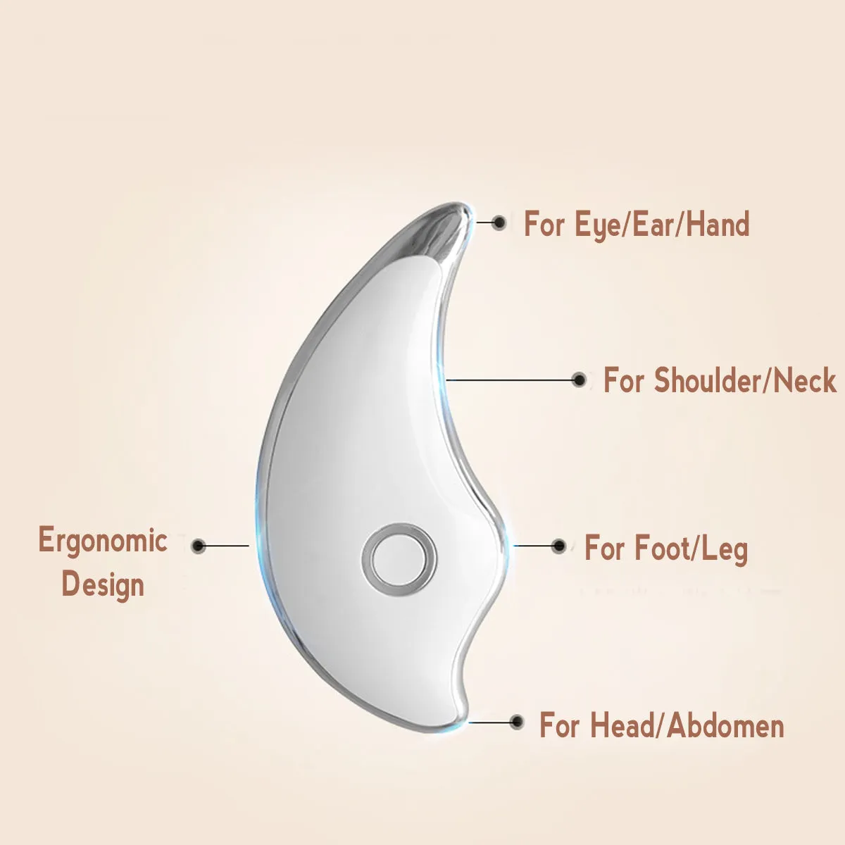 Electric EMS Micro Current Ion Vibration Scrapers Massager