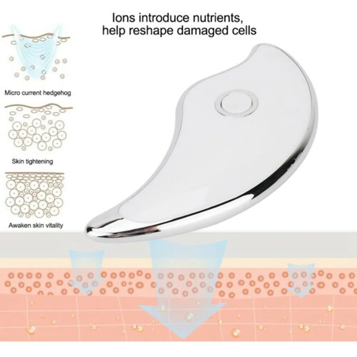 Electric EMS Micro Current Ion Vibration Scrapers Massager