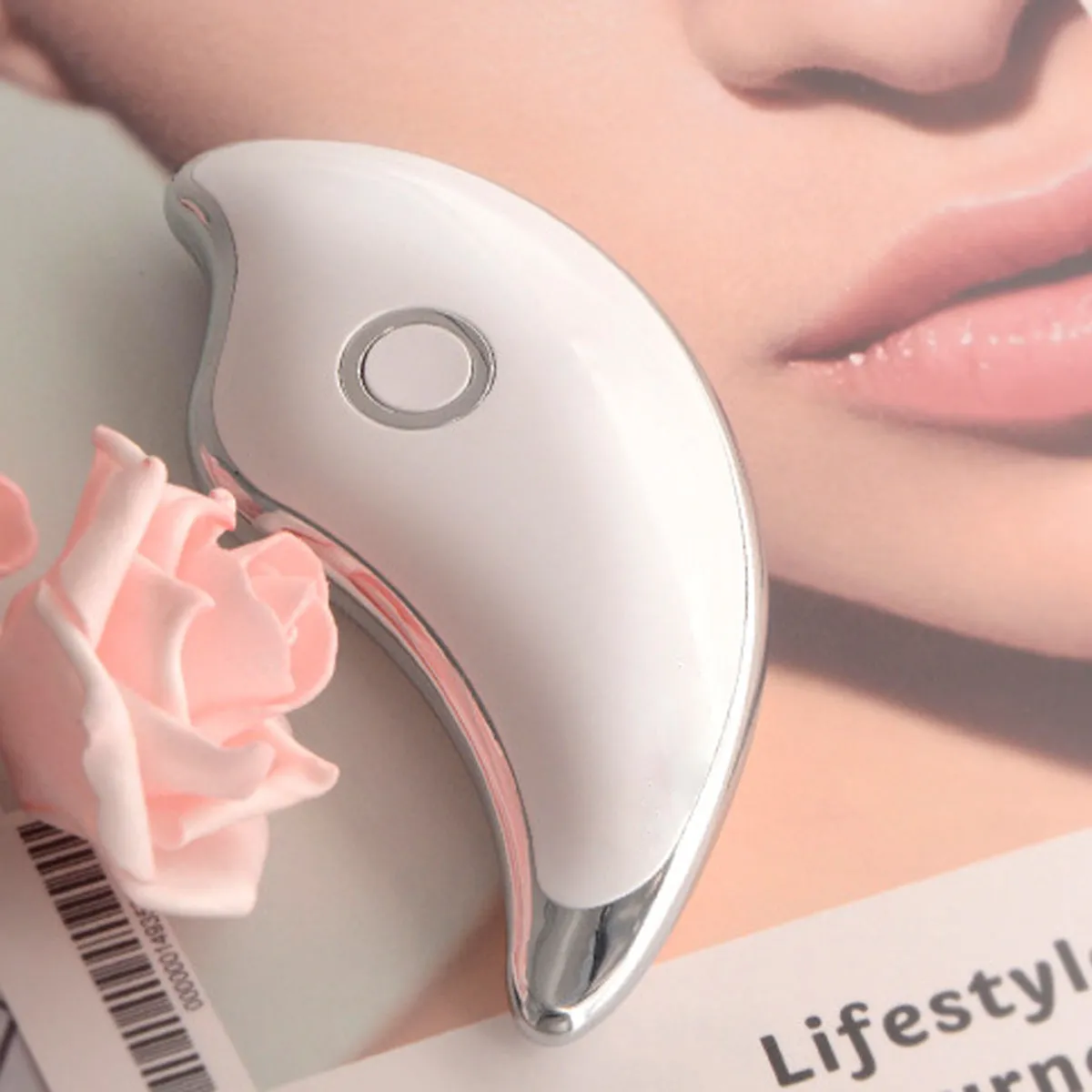 Electric EMS Micro Current Ion Vibration Scrapers Massager