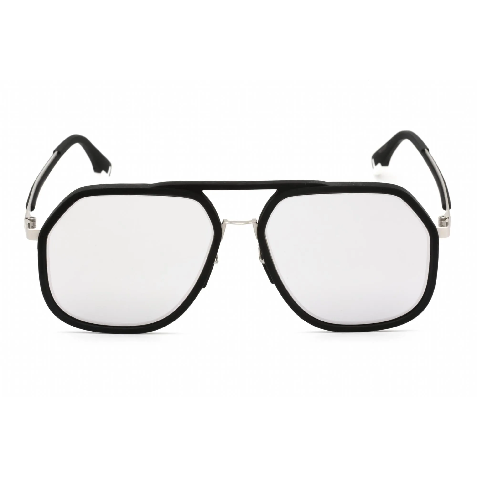 Fendi Women's Sunglasses - Matte Black Metal Navigator Full Rim Frame | FE40041U 02C