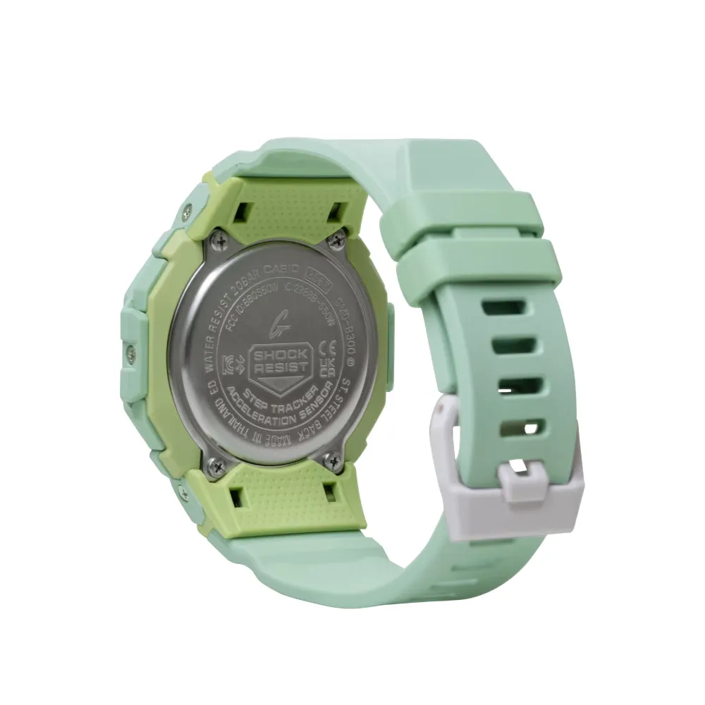 G-Shock Ladies Digital Tracker Watch - Green Resin Case and Band
