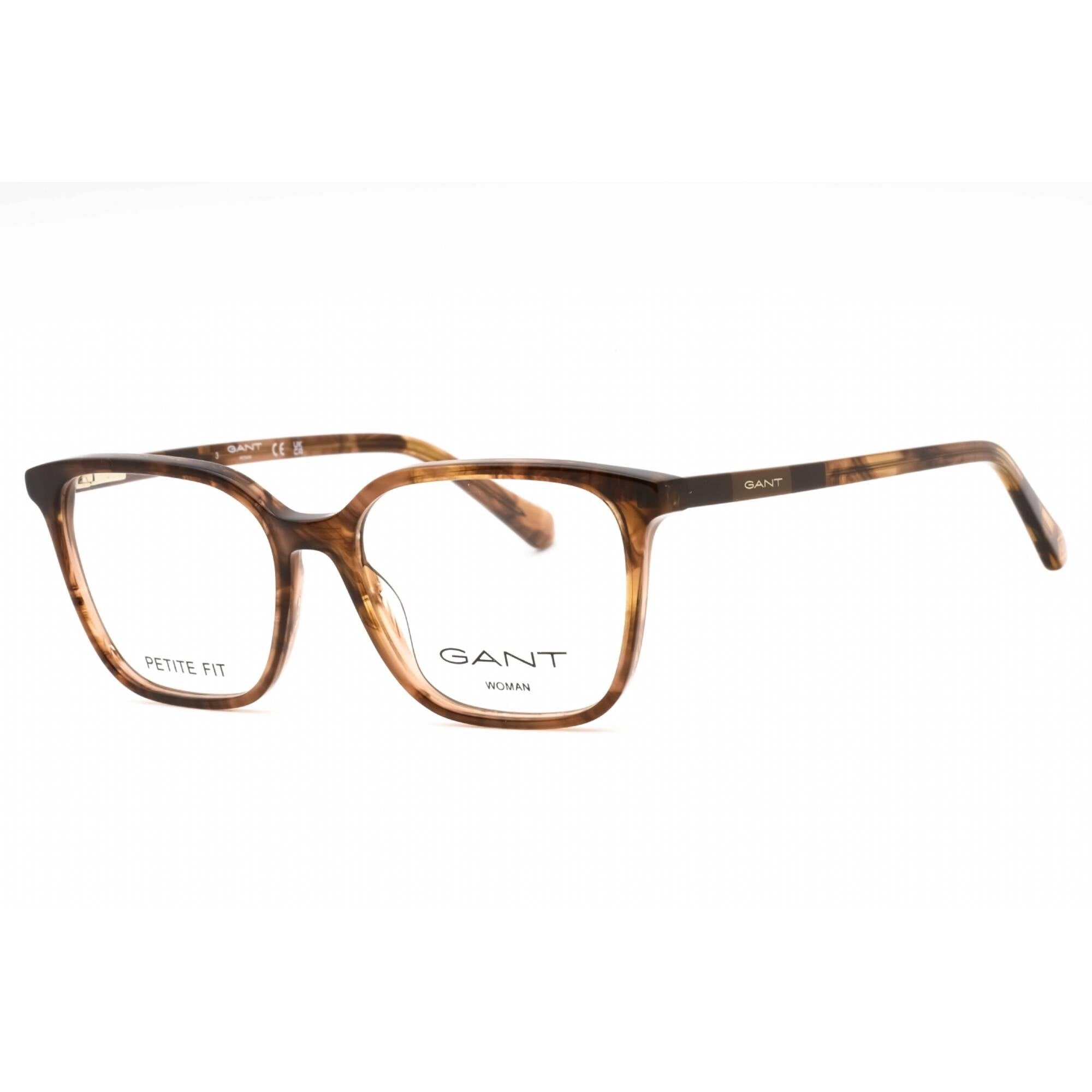 Gant Women's Eyeglasses - Dark Havana Plastic Cat Eye Full Rim Frame | GA4150 052