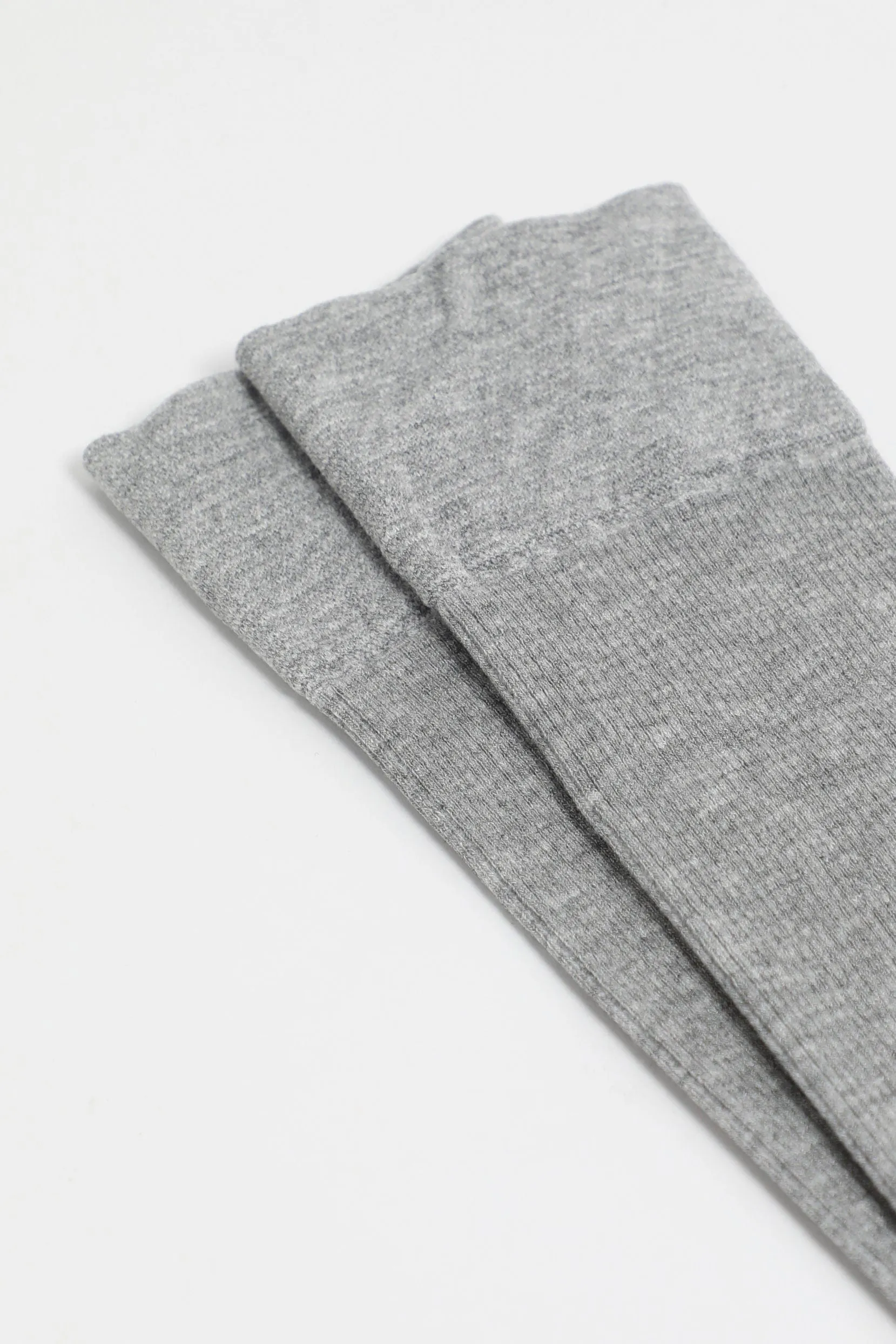 Grey Knee High Socks