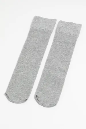 Grey Knee High Socks