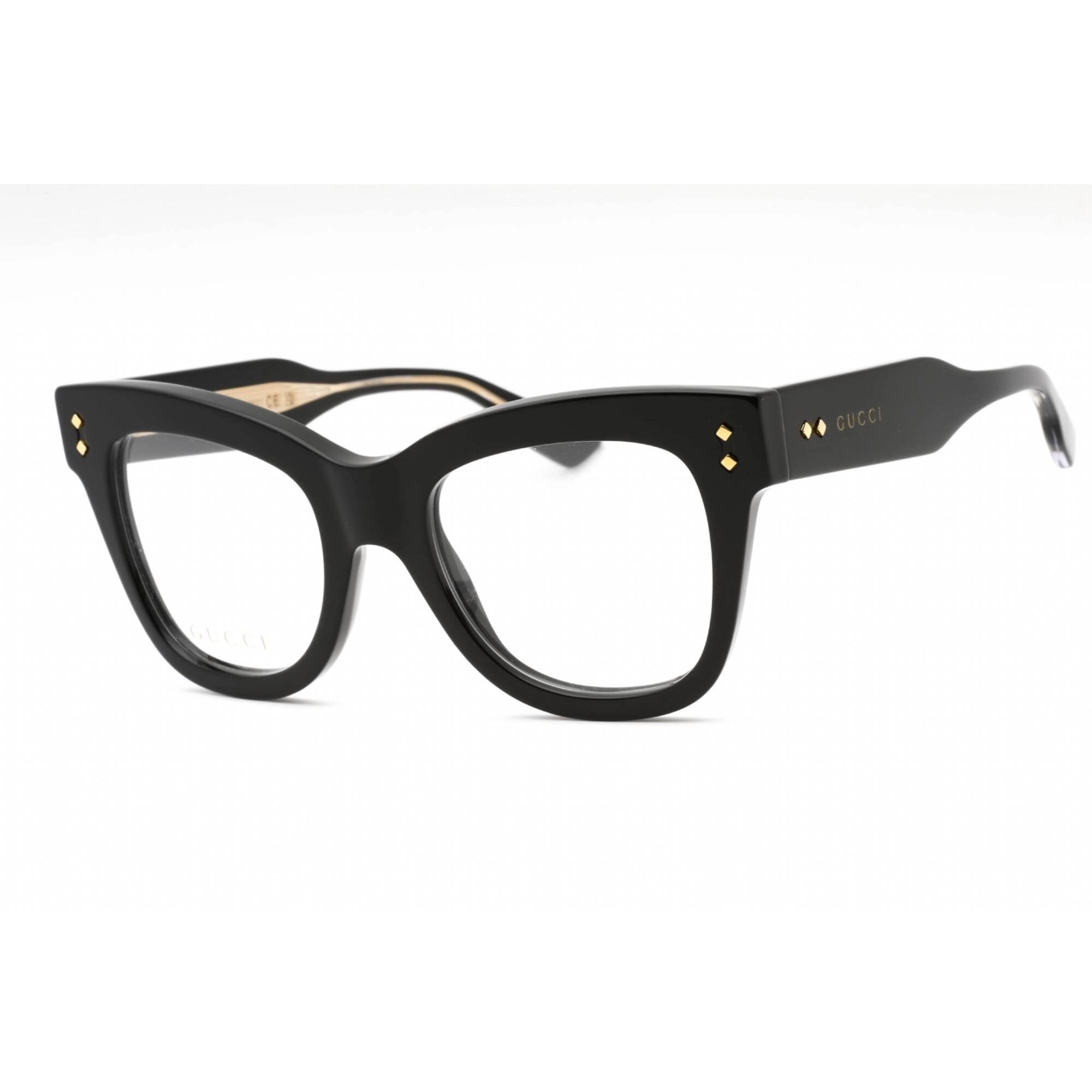 Gucci Women's Eyeglasses - Black Plastic Cat Eye Shape Full Rim Frame | GG1082O 001
